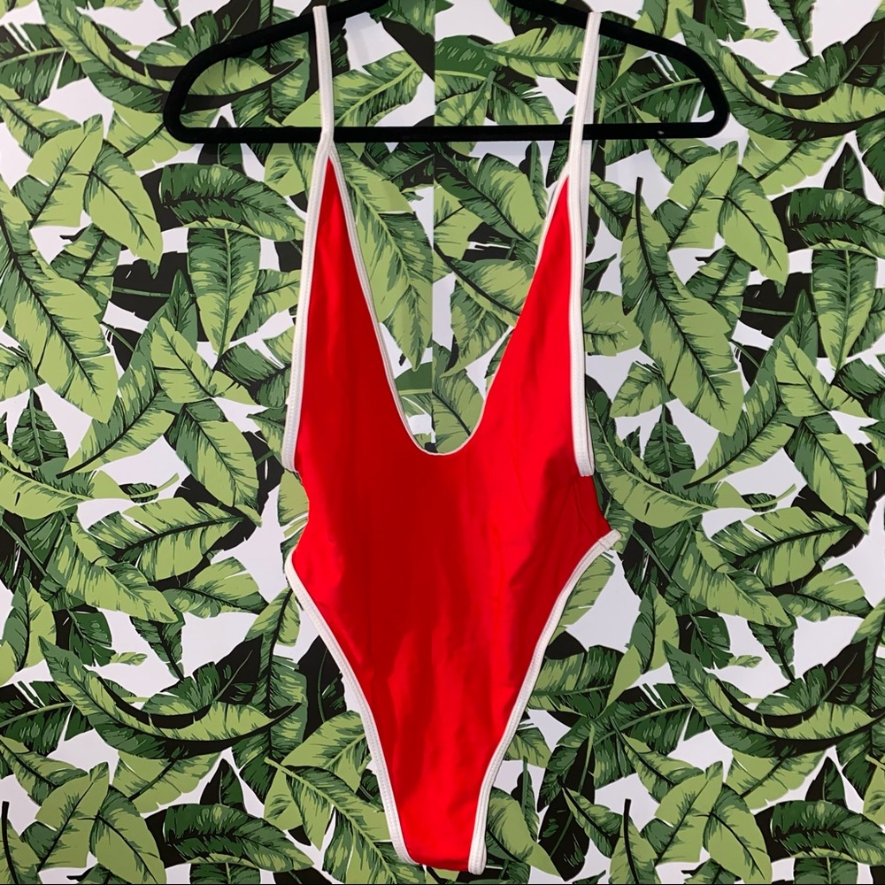 Speedo One Piece Thong Swimsuit
